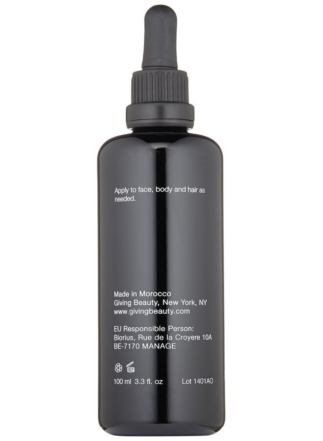 Kahina Argan Oil 3.3 Fl Oz Moisturizes Improves Elasticity & Calms Skin Rich In Vitamin E Pure Argan Oil Fatty Acids & Antioxidants Light Nongreasy Argan Oil For Face Absorbs Easily