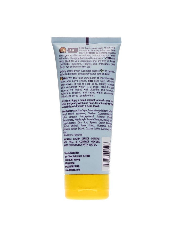 Kids Gentle Gel Face Wash For Kids, Preteens, And Teens With Sensitive Dry Oily Skin Gentle Facial Cleanser And Hydrating Facewash For Girls And Boys Sulfate Free, Paraben Free 6 Oz