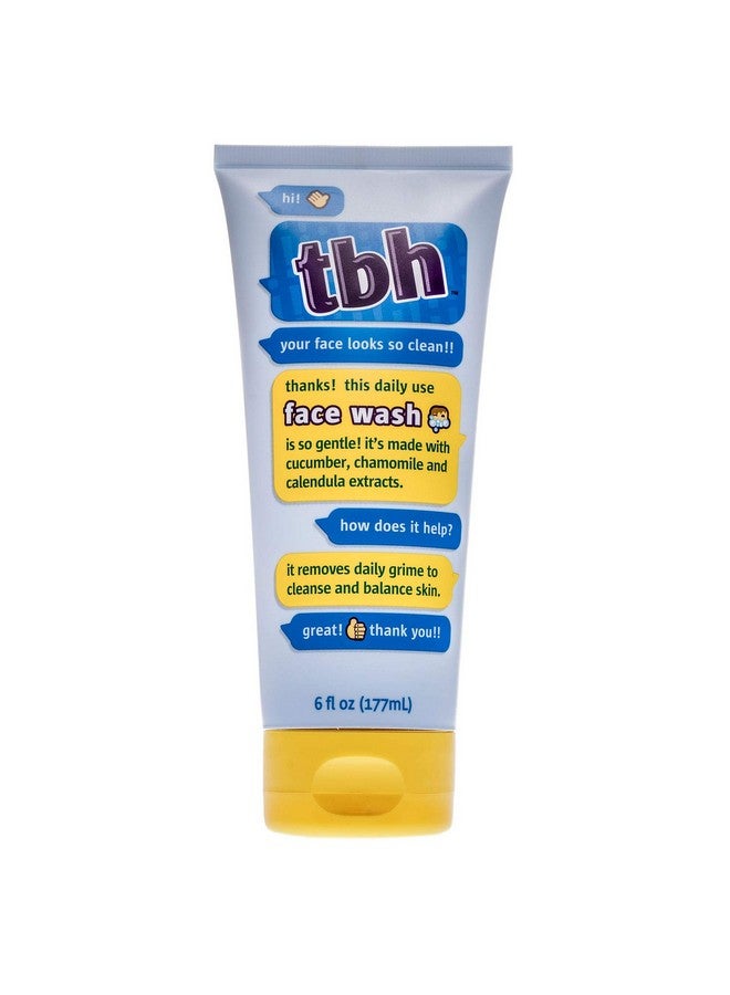 Kids Gentle Gel Face Wash For Kids, Preteens, And Teens With Sensitive Dry Oily Skin Gentle Facial Cleanser And Hydrating Facewash For Girls And Boys Sulfate Free, Paraben Free 6 Oz