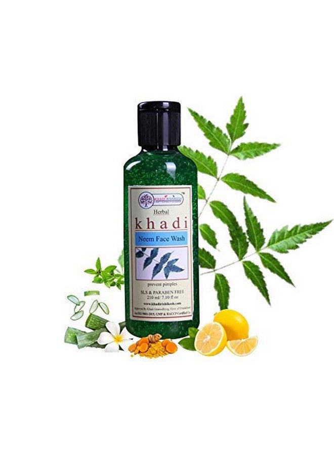 Ayurvedic Neem Pimple Control Face Wash Prevents Pimples Fades Scarseven Skin Tone Brightening Lightening Skindaynight Face Cleanser Herbalwomenmenparaben Freeall Skin Types210Mlwith Rumaal Free