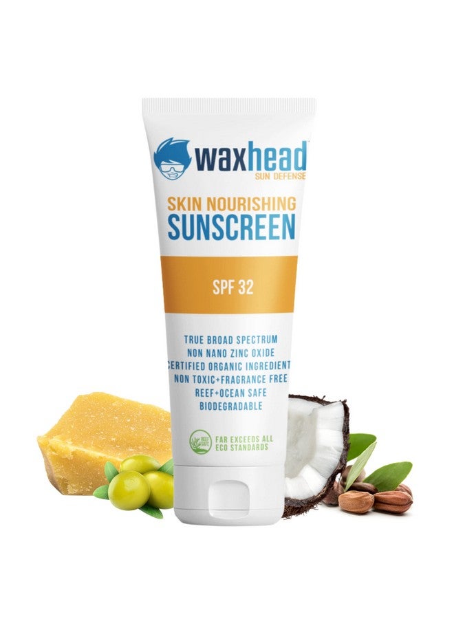 Waxhead Childrens Sunscreen Kids Tear Free Natural Zinc Oxide Kid Sunscreen For Kids Face Sunscreen Kids Mineral Sunscreen Kids Sunblock Kids Sunscreen Lotion Biodegradable