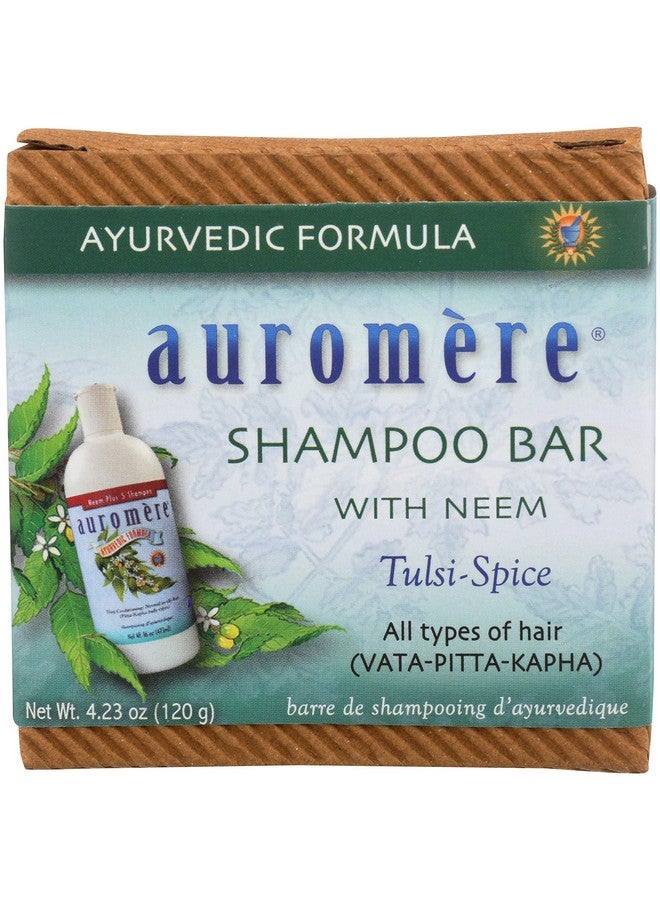 Ayurvedic Shampoo Bar Eco Friendly Handmade Vegan Cruelty Free Natural Non Gmo All In One Bar For Soap And Shampoo (4.23 Oz) 1 Pack