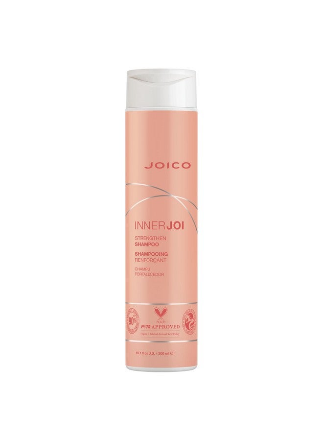 Innerjoi Strengthen Shampoo For Damaged Colortreated Hair Sulfate & Paraben Free Naturallyderived Vegan Formula 10.1 Fl Oz