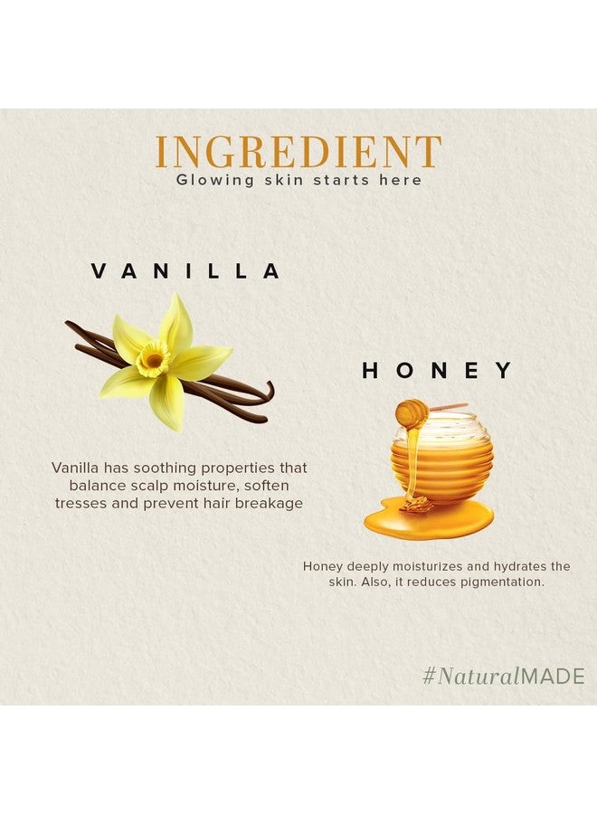 Honey & Vanilla Hair Shampoo | Herbal Shampoo For Soft Hair | Shampoo For Hair Growth | Anti-Dandruff Shampoo | Suitable For All Hair Types| | Pack Of 2| (210 * 2) (420 Ml)
