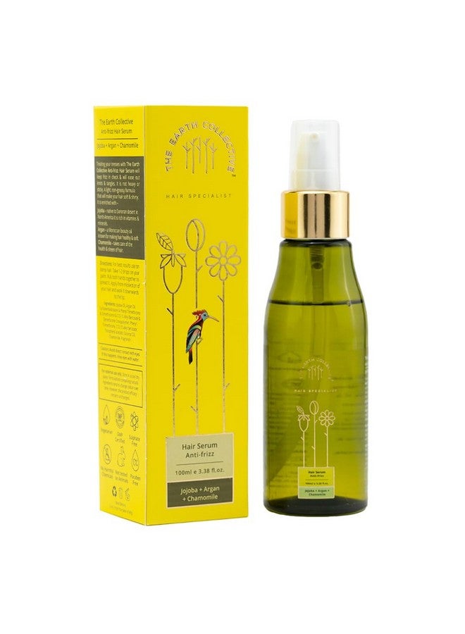 Anti-Frizz Hair Serum | Prevents Frizz And Knots | Makes Hair Smooth, Soft And Shiny | Lightweight And Non-Greasy | Suitable For All Hair Types | 100Ml