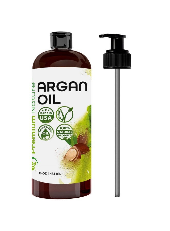 Argan Oil For Dry Damaged Hair And Growth Argon Oil Serum For Hair Oil For Curly Frizzy Hair Argan Oil For Skin Hair Oil For Men Organic Argan Oil Of Morocco 16 Oz Pure Cold Pressed