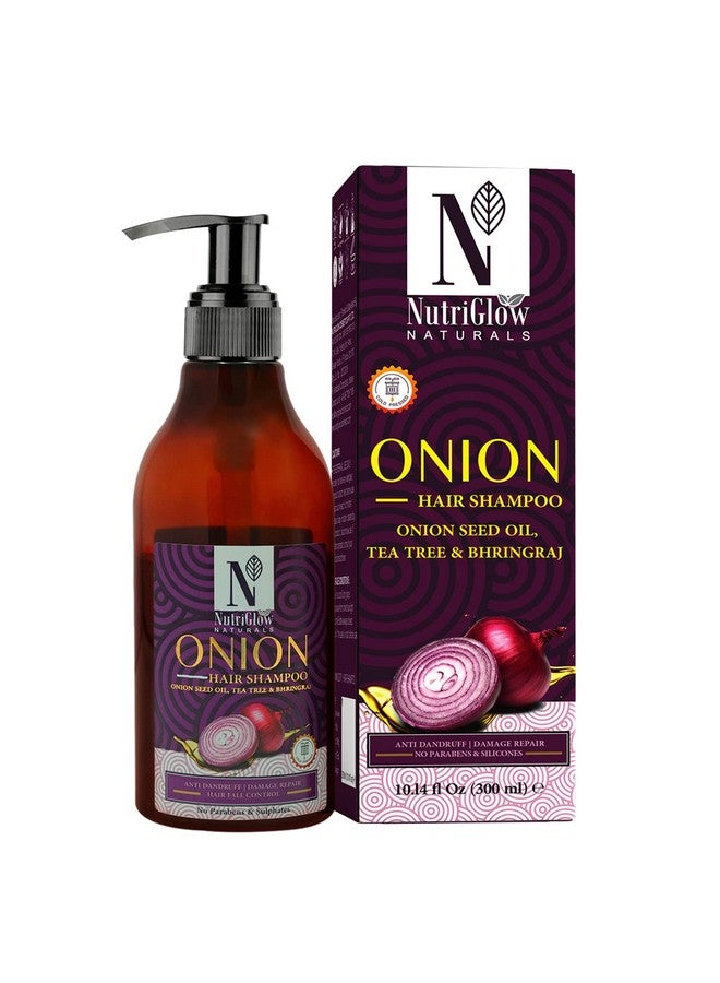 Natural'S Combo Pack Of 2 Onion Hair Shampoo (300Ml) & Onion Hair Conditioner (300Ml) For Anti Hair Fall & Deep Nourishment