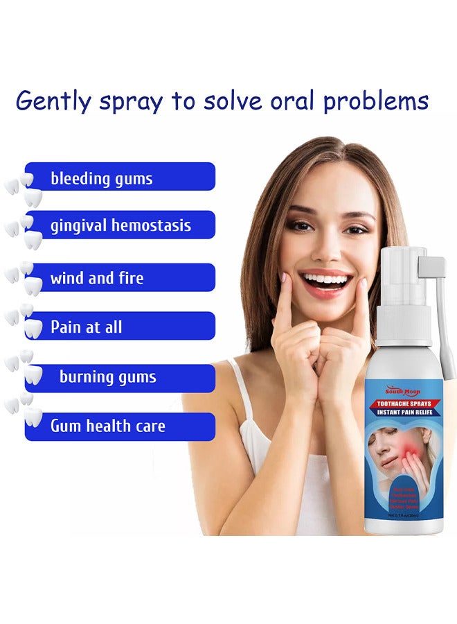 Remedies Teeth And Gums Spray, Teeth Treatment Relief Toothache Muscle Pain Sprays Remedies Teeth, Keep The Oral Environment Healthy, Effective Dental Pain Prevent