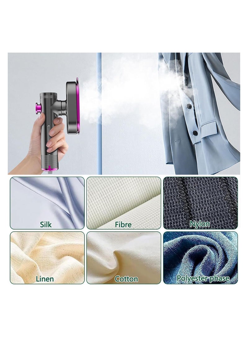 Mini Travel Steam Iron for Clothes,Micro Steam Iron Portable Professional Handheld Steamer for Clothes,180°Rotatable Foldable Garment Steamer for Home and Travel,60ml Water Tank