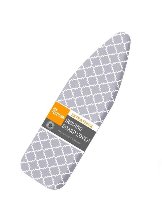 Ironing Board Cover And Pad Standard Size 15 X54  Resists Scorching And Staining With Elastic Edge Heavy Duty Extra Thick Ironing Padding Cotton Ironing Board Covers