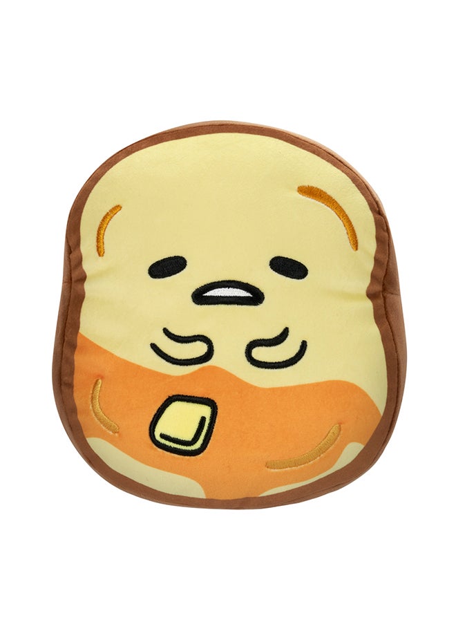 Little Plush 8-Inch Sanrio Core Gudetama Holding Buttered Toast Officially Licensed Kellytoy Plush Toy