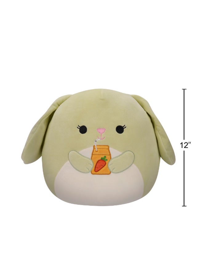 12-Inch Hara The Green Bunny Officially Licensed Kellytoy Plush Toy