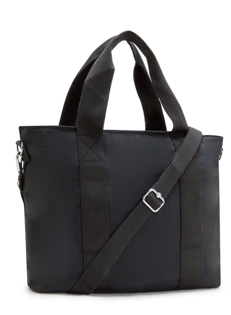 Kipling Minta L Black Noir Large Tote Black