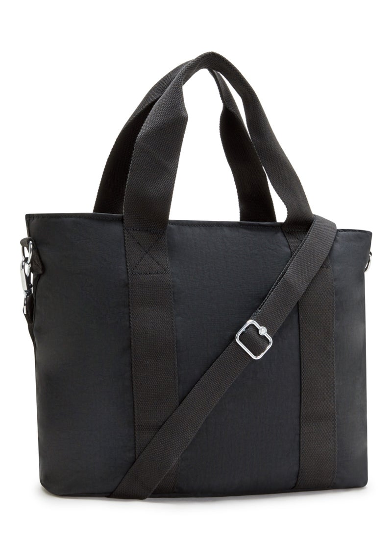 Kipling Minta L Black Noir Large Tote Black