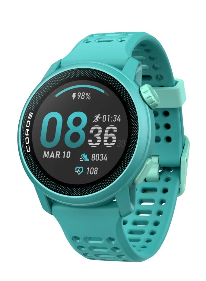 PACE 3 Sport Watch GPS, Lightweight and Comfort, 17 Days Battery Life, Dual-Frequency GPS, Heart Rate, Navigation, Sleep Track, Training Plan, Run, Bike, and Ski Silicone Band Emerald