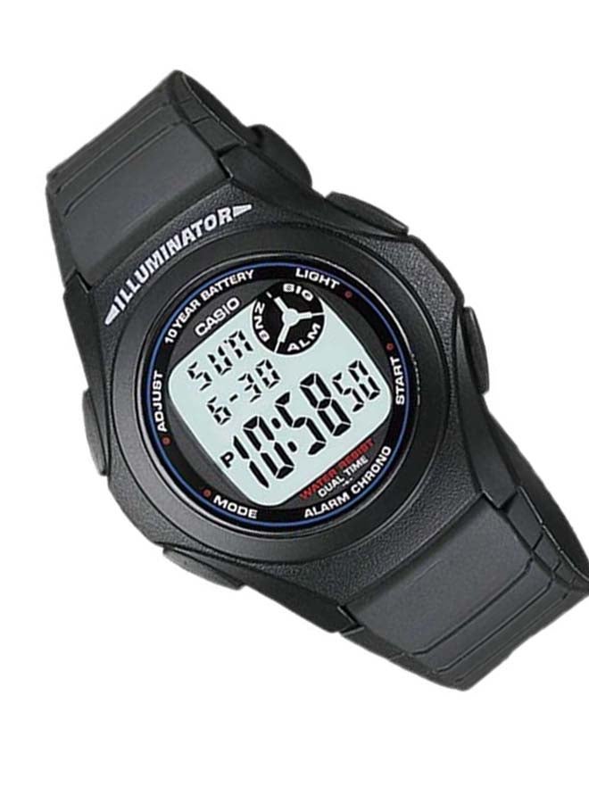 Boys' Digital ,Resin Band ,Dual time ,LED Backlight Watch