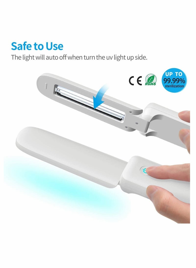 Handheld Portable UV Light Sanitizer for Home Travel Office and Car, Ideal for Pet Areas and Wardrobes, Single Pack