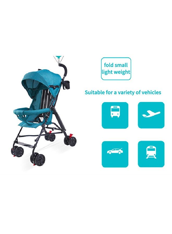 Lightweight Folding Simple Ultra-small Children's Stroller Portable Umbrella Cart Trolley