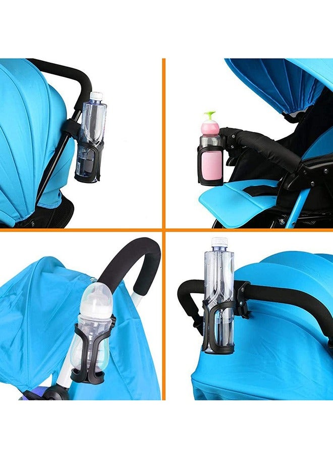 Bicycle Water Bottle Holder Cup, Universal 360 Degrees Rotation For Baby Stroller Pushchair