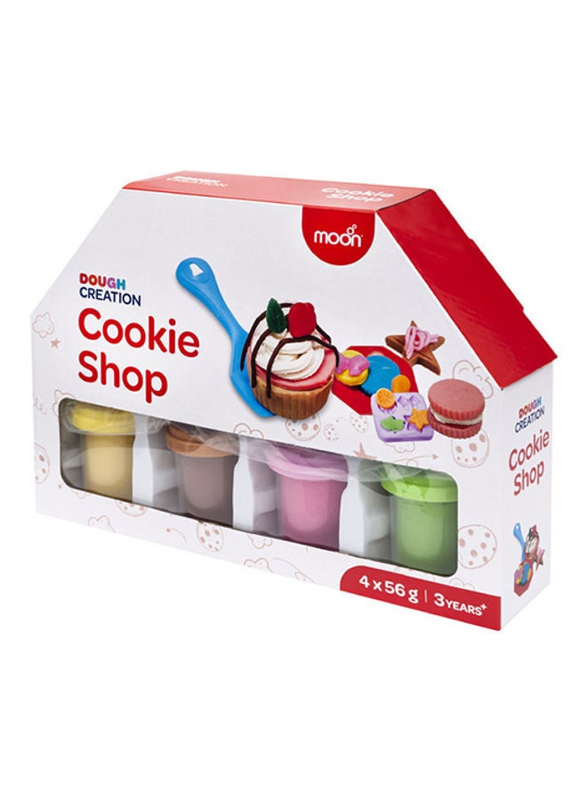 Dough Creation Cookie Shop  For 3 Years And Above DIY Clay Toys – 4 X 56 G