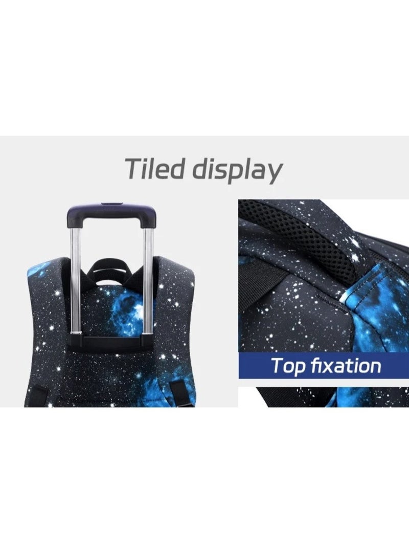 Galaxy Explorer Wheeled School Backpack