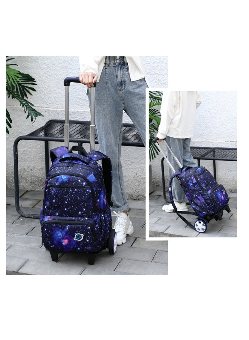 Galaxy Explorer Wheeled School Backpack