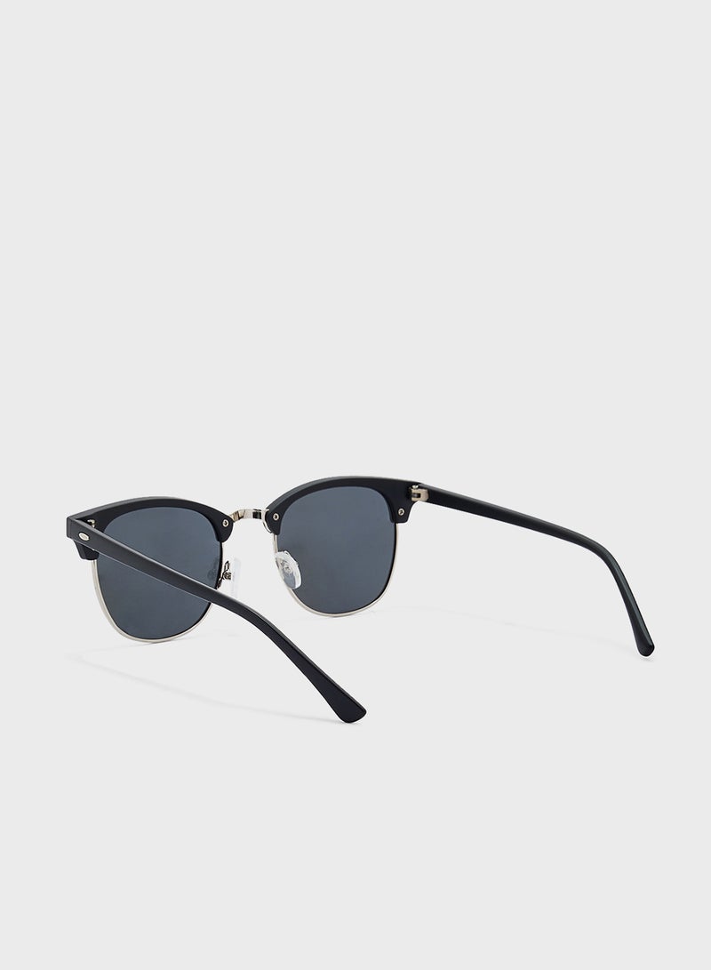 Polarized Lens Classic Clubmaster Sunglasess