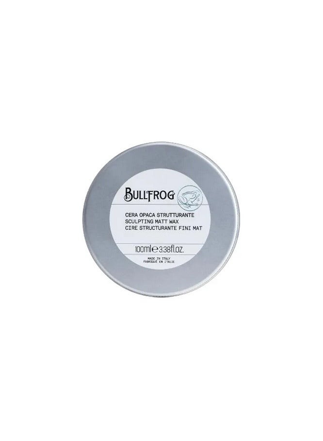 Bullfrog Sculpting Matt Wax restructuring hair treatments 100ml