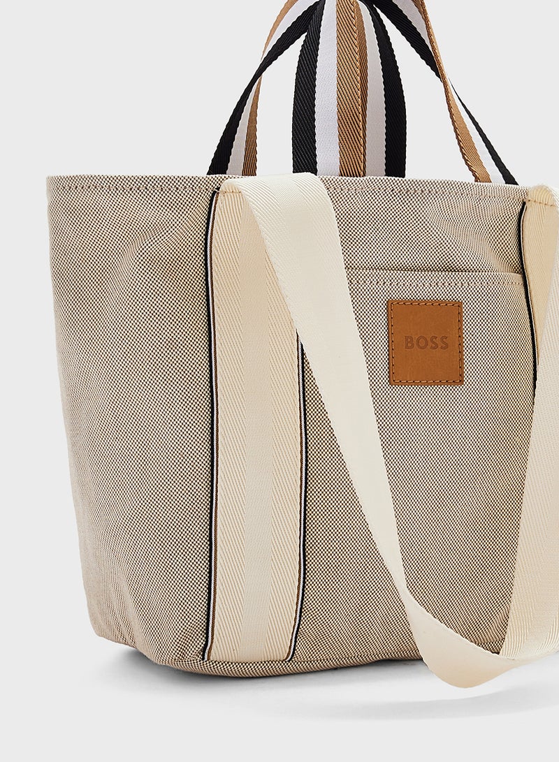 Deva Top Handle Tote Bag