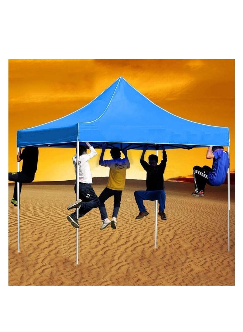 3x3 M Portable event Canopy Tent-Pop Up Instant Shelter Sun Protection Shade for Outdoor Camping Picnics Beach Garden Sports Party-Camping Tent (Blue)