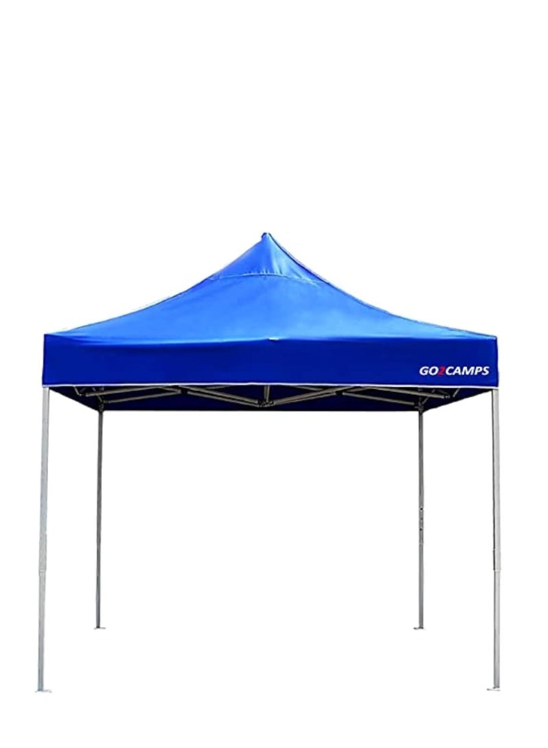 3x3 M Portable event Canopy Tent-Pop Up Instant Shelter Sun Protection Shade for Outdoor Camping Picnics Beach Garden Sports Party-Camping Tent (Blue)