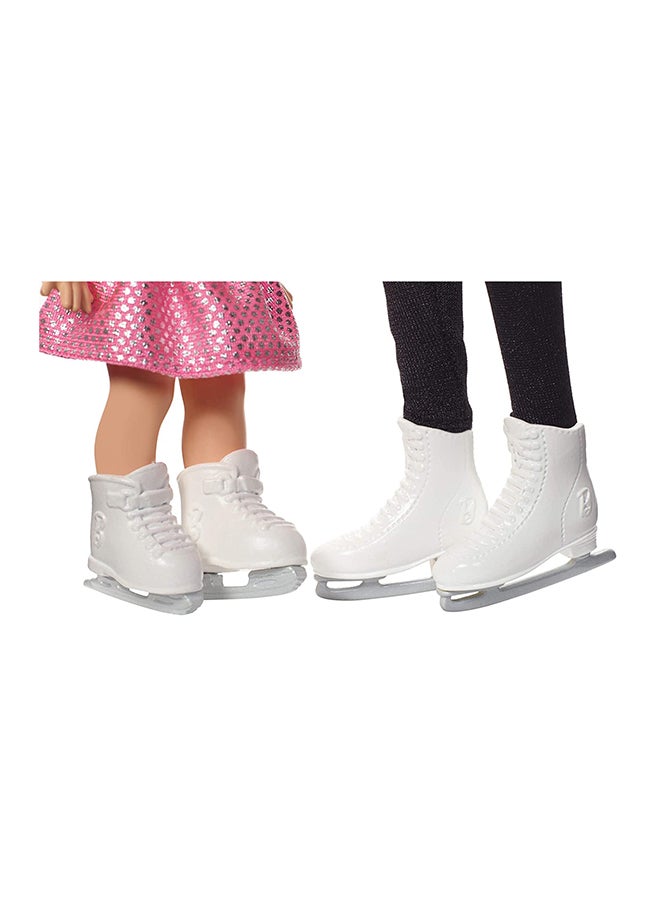 Ice Skating Coach Doll Playset 21.6 x 6 x 32.4cm