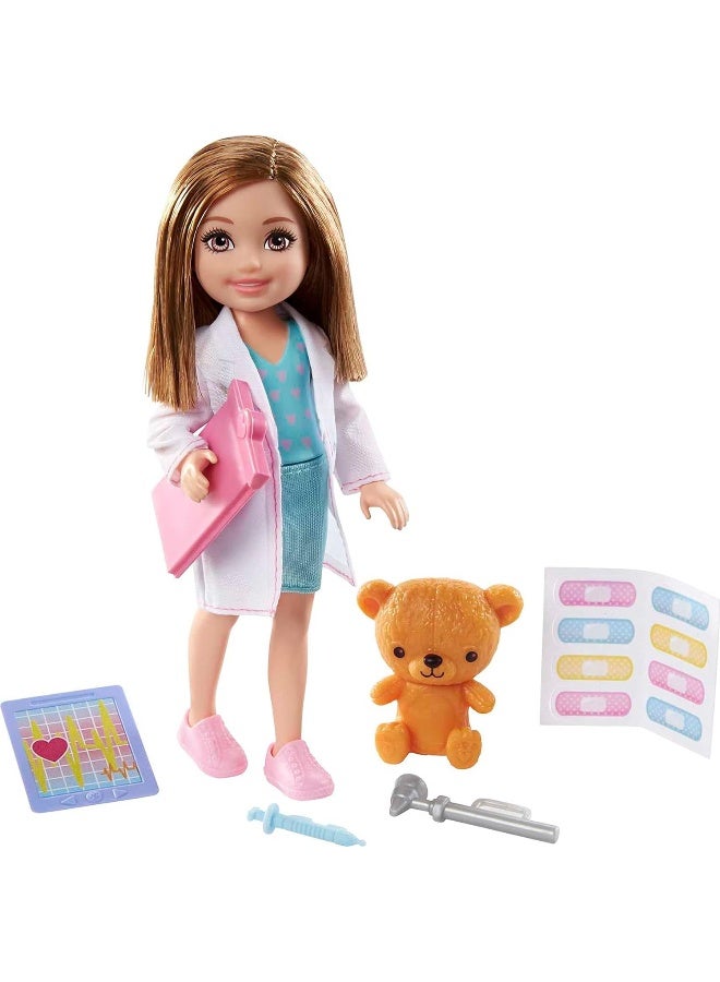 Barbie Chelsea Can Be Playset with Brunette Chelsea Doctor Doll