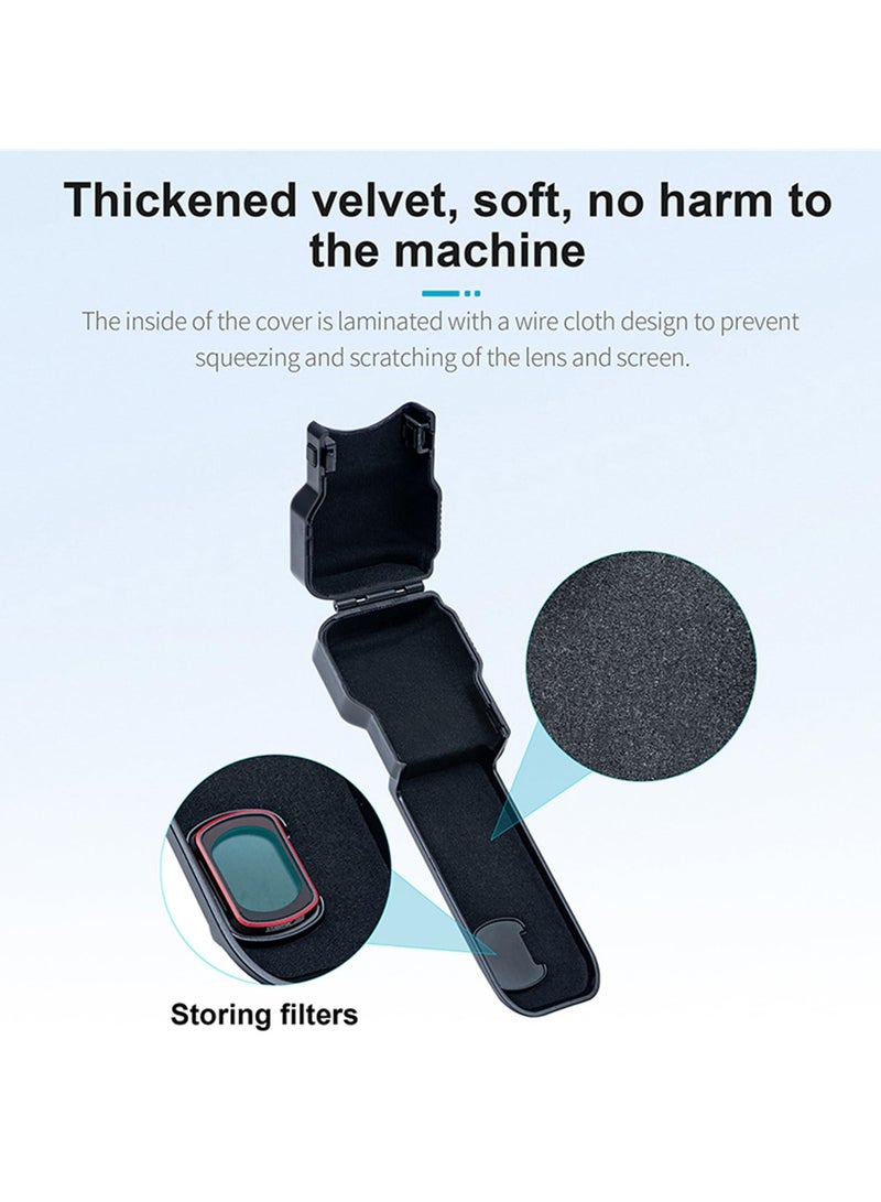 Camera Lens Caps for DJI Osmo Pocket 3, 2-in-1 Flip-Open Protective Lens Cap&Screen Protector, Gimbal Lens Protector Cap for DJI Osmo Pocket 3 Camera Lens Screen