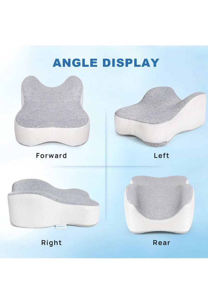 Semicircle Round Shape Leg Pillow Promotes Sleep, Knee Pillow Separates The Knees for Body Alignment - No Strap