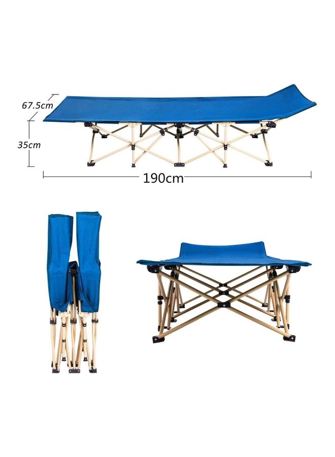 Portable Bed Collapsible Foldable Camping Cot for Outdoor Indoor with Bag 190cm