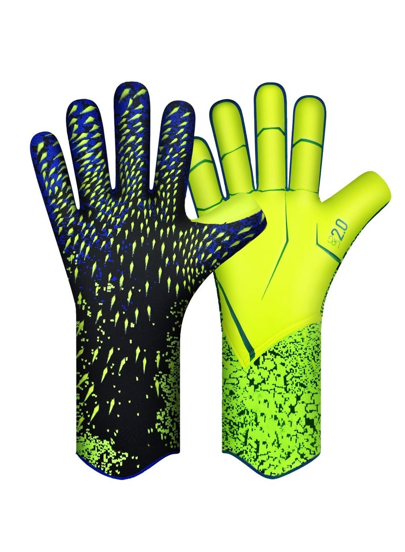 Ultimate Grip Football Gloves for Goalkeepers and Receivers, Perfect for Training and Matches, Suitable for Men, Boys, Youth, and Kids