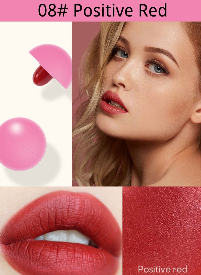 8Pcs Lipstick Set Matte Waterproof Not Easy To Fade 8 Color Lipstick Set