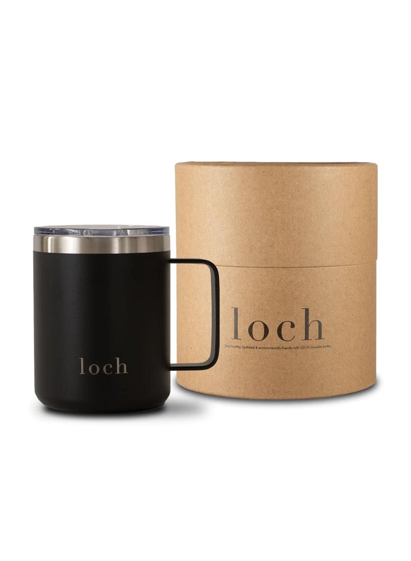 Loch Mug With Handle 350ml Black