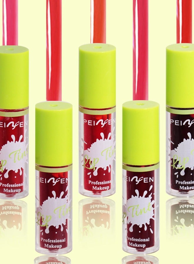 Non stick cup lip gloss, long-lasting and non fading lipstick water set