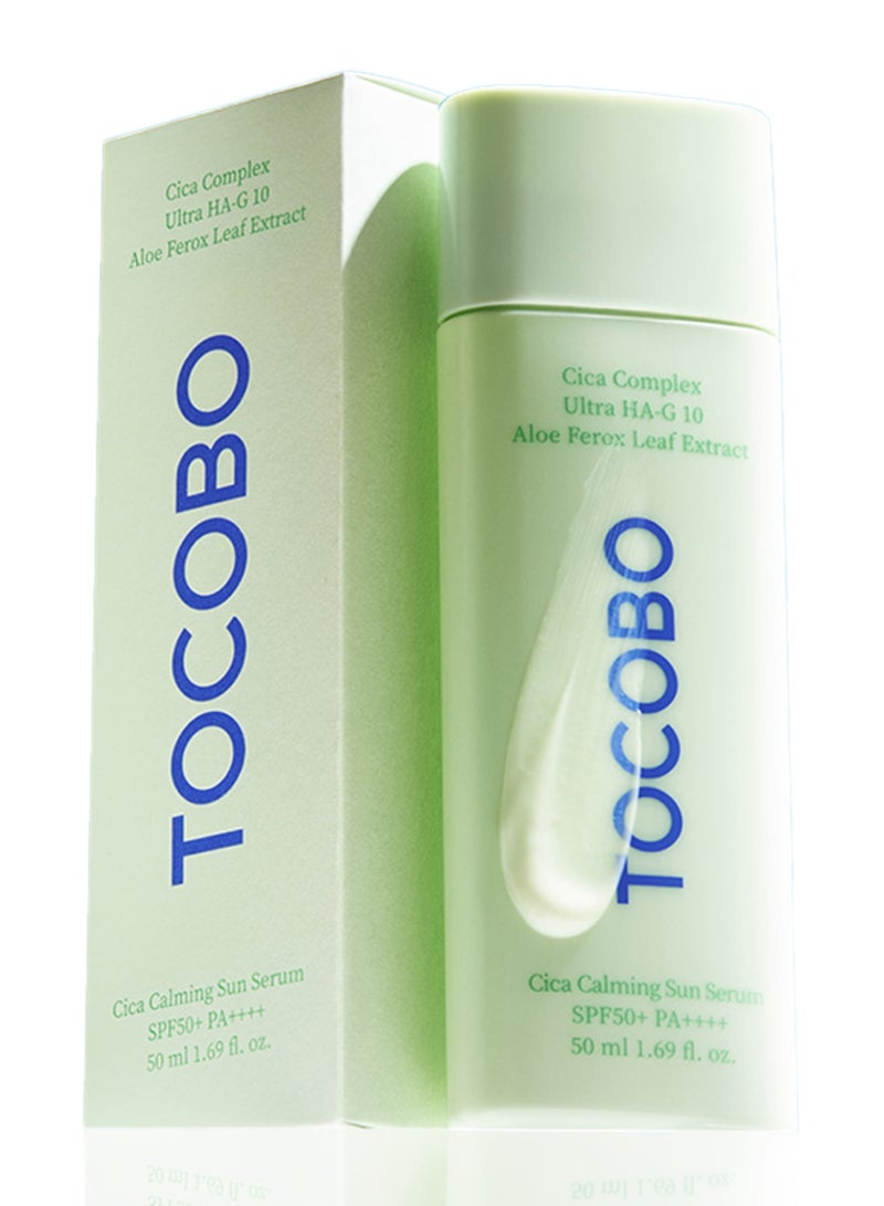 TOCOBO Cica Calming Sun Serum SPF50+ PA++++: Lightweight, Soothing Sun Protection