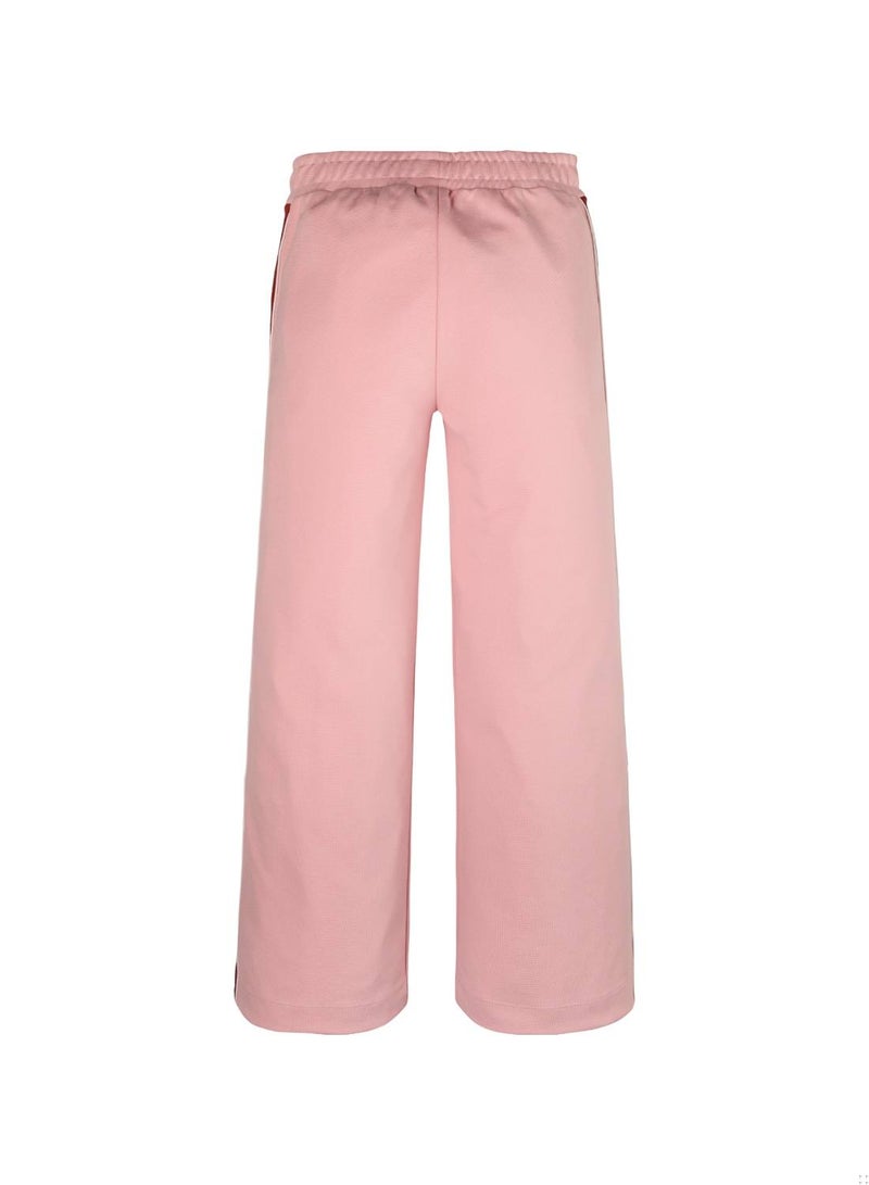 Girls' Tape Sweatpants - Polyester, Pink