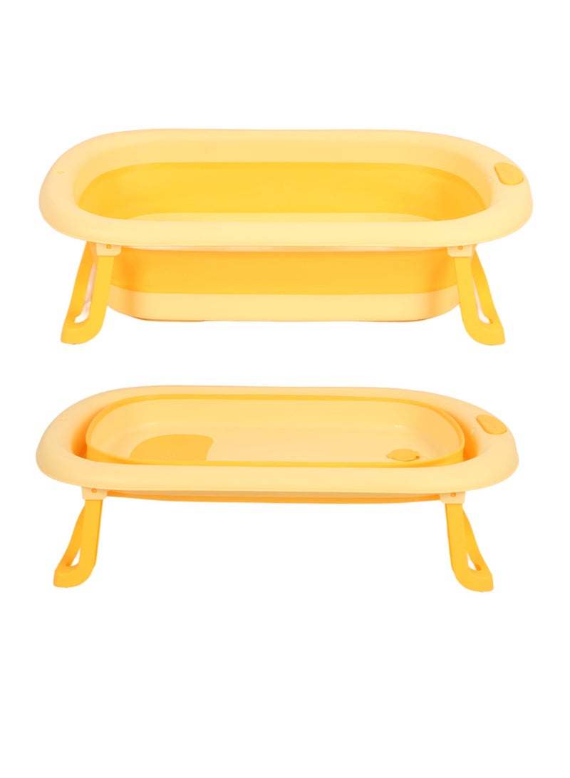 Baby Bath Tub Large Capacity Prevent Slipping Thickened Collapsible Bathtub for Sitting Lying