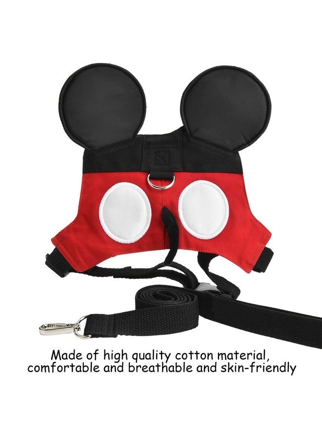 Toddler Leash & Harness Yimidear Child Anti Lost Leash Baby Cute Safety Harness Belt Strap Hold Kids Close While Walking For Boys And Girls(Red)