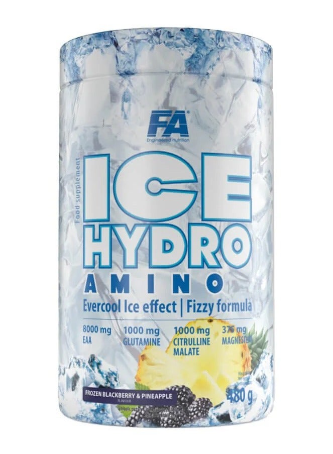 Ice Hydro Amino 480g Frozen Blackberry-Pineapple Flavor