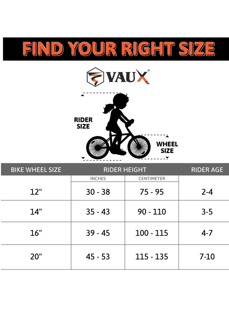 Vaux Max Kids Road Bike for 6-14 Years Boys And Girls, Adjustable Seat, 24 Inch Side Stand - Green