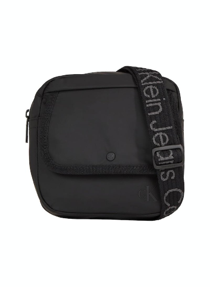 Men's Belt Bag -  soft polyester exterior, Black