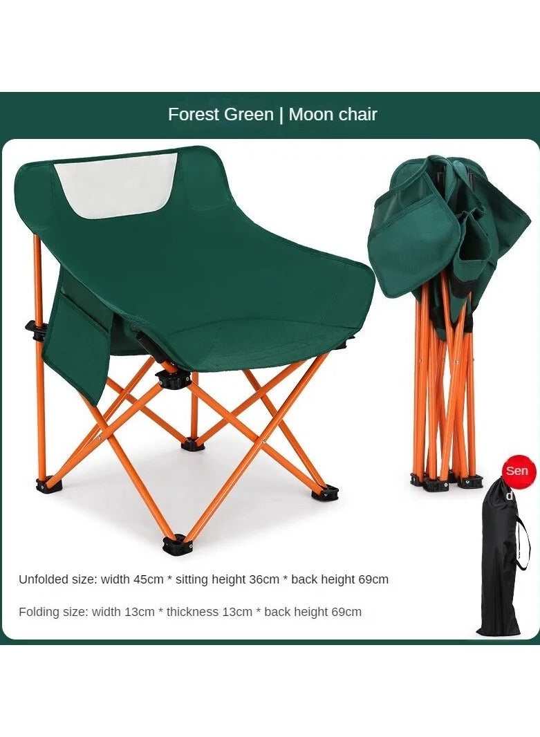 Ultralight Folding Camping Moon Chair - Durable 600D Oxford Fabric