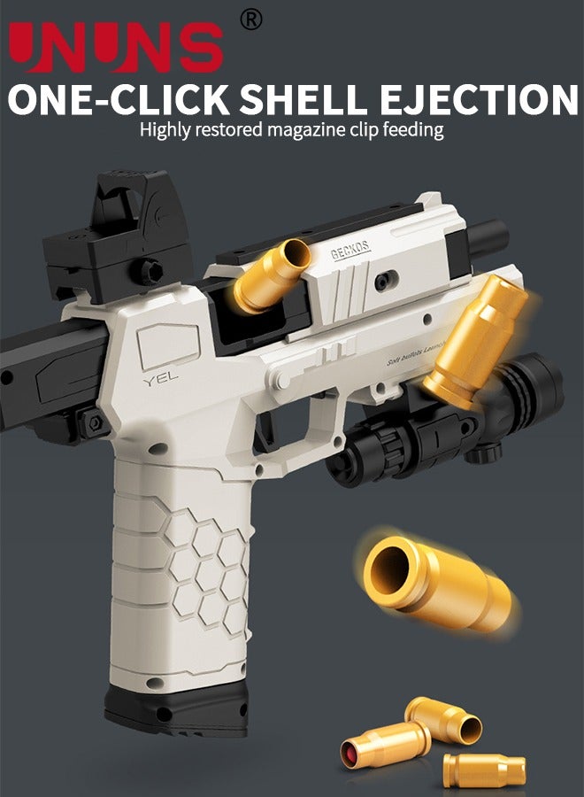 Toy Gun,Soft Bullet Pistol Gun With Rich Accessories,Empty Shell Ejecting Toy Gun,Foam Dart Blaster Shooting Games,Fidget Toy Foam Blasters,Realistic Shot Model,Gift For Kids Teens Adults,Brown