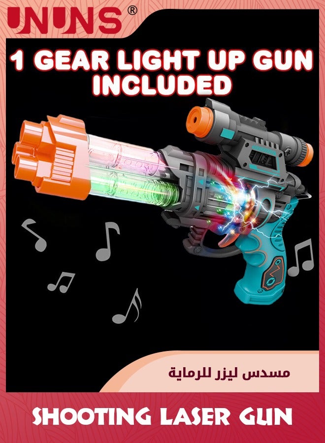Light Up Pistol Toy,Hand Gun Toys With Sound Effects And Dazzling LED Lighting,Sound Light Toy Guns,Indoor Outdoor Gun Toy Shooting Game For Boys Girls Kids,Birthday Gifts Age 3+,Laser Gun